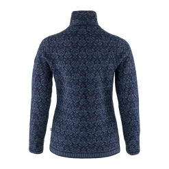 Outlet Fjällräven Snow Cardigan, dame (Dark Navy) Dame Overdele·Striktrøjer & Sweaters