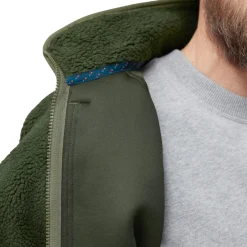 Discount Fjällräven Vardag Pile Fleece, herre (Deep Forest / Laurel Green) Overdele·Fleecetrøjer|Jakker·Overgangsjakke