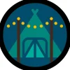 Clearance Fokusmærke Glamping (trop) Det Danske Spejderkorps ›