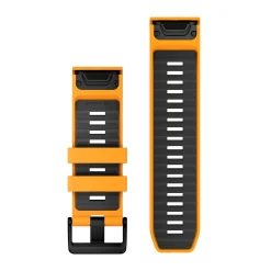 Discount 26mm QuickFit Silicone urrem (Spark Orange / Graphite) Urremme