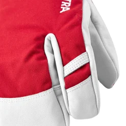 Clearance Army Leather Heli Ski 3-finger skihandske (Red) Dame Handsker ·Vandtætte Handsker & Luffer|Handsker ·Luffer