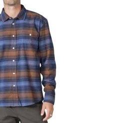 Clearance Klitmøller Collective Bobby Shirt, herre (Navy Rust Check) Overdele·Skovmandsskjorter