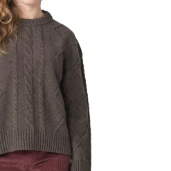 Klitmøller Collective Eden Knit striktrøje, dame (Taupe) Dame Overdele·Striktrøjer & Sweaters