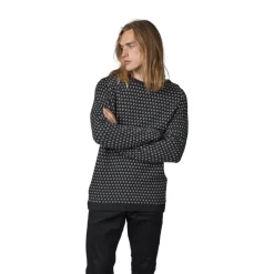 Clearance Klitmøller Collective Hugo Knit Sweater, herre (Olive Cream) Overdele·Striktrøjer & Sweaters
