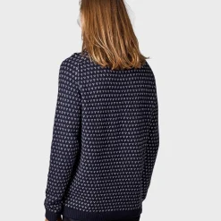 New Klitmøller Collective Hugo Knit sweater (Navy Cream) Overdele·Striktrøjer & Sweaters