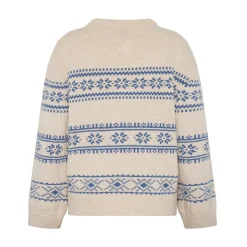 Klitmøller Collective Jette Knit striktrøje, dame (Pastel Sand Ocean) Dame Overdele·Striktrøjer & Sweaters