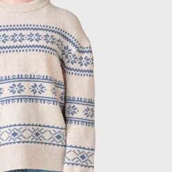 Klitmøller Collective Jette Knit striktrøje, dame (Pastel Sand Ocean) Dame Overdele·Striktrøjer & Sweaters