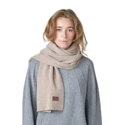 Klitmøller Collective Rib Scarf halstørklæde (Sand) Dame Halsedisser