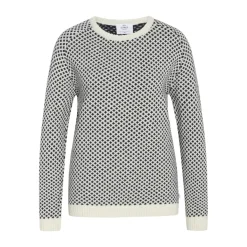 Best Klitmøller Elaine Knit Sweater, dame (Cream Navy) Dame Overdele·Striktrøjer & Sweaters