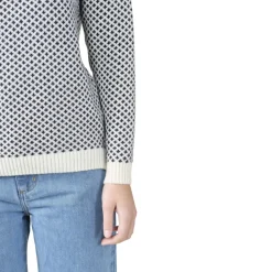 Best Klitmøller Elaine Knit Sweater, dame (Cream Navy) Dame Overdele·Striktrøjer & Sweaters