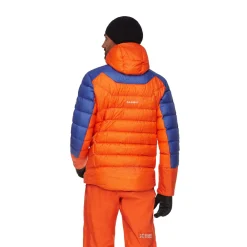 Discount Eiger Nordwand Light Down IN Hooded Dunjakke, herre (Black / Orange) Regntøj·|Jakker·Skijakker