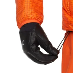 Discount Eiger Nordwand Light Down IN Hooded Dunjakke, herre (Black / Orange) Regntøj·|Jakker·Skijakker