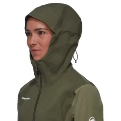 Sale Linard Guide HS Hooded Skaljakke, dame (Dark Marsh) Dame Regntøj|Jakker·Overgangsjakke