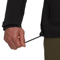 Outlet Linard Guide HS Hooded Skaljakke, herre (Black) Regntøj·|Jakker·Regnjakker