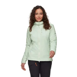 Best Rime IN Hooded Fiberjakke, dame (Silver Sage) Dame Jakker·Overgangsjakke|Jakker·Dun- & Fiberjakker