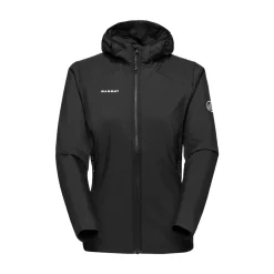 Hot Rime Light IN Hybrid Hooded Softshell, dame (Black) Dame Regntøj|Jakker·Overgangsjakke