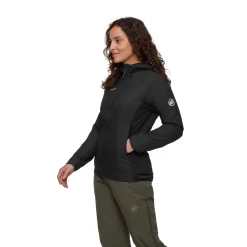 Hot Rime Light IN Hybrid Hooded Softshell, dame (Black) Dame Regntøj|Jakker·Overgangsjakke