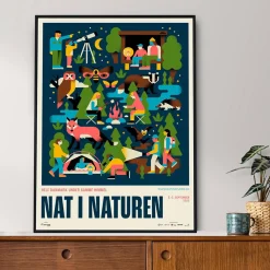 Outlet Plakat fra Nat i Naturen 2023 De Grønne Pigespejdere ›|Det Danske Spejderkorps ›