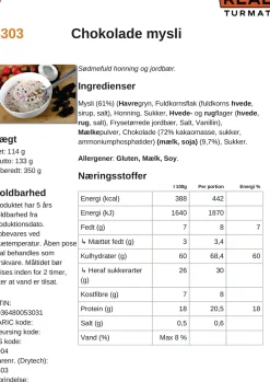Online Morgenmad m. Choko Langtidsholdbar Mad|Mad & Drikke