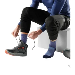 Hot Hike Light Cushion Crew Vandresok, herre (Nightfall Blue) Sokker·