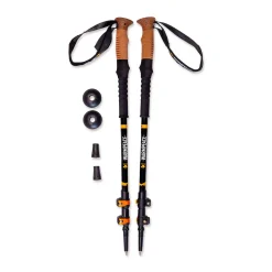 New Trekking Pole Hiker vandrestave (Black Yellow) Vandrestave