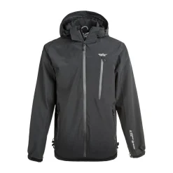 Delton regnjakke, herre (Black) Regntøj·|Jakker·Regnjakker