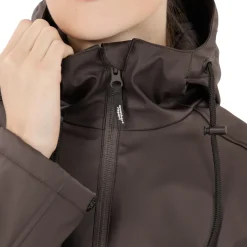 New Heaten regnfrakke, dame (Espresso) Dame Regntøj|Jakker·Regnjakker