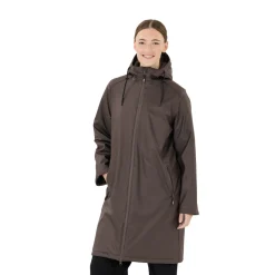 New Heaten regnfrakke, dame (Espresso) Dame Regntøj|Jakker·Regnjakker