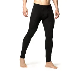 New Long Johns w/Fly 200 uldunderbukser, herre (Black) Dame Undertøj·Lange Underbukser|Undertøj·Skiundertøj