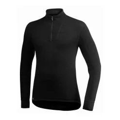 Hot Zip Turtleneck 200 uldundertrøje, unisex (Black) Dame Undertøj·Uldundertrøjer|Undertøj·Skiundertøj